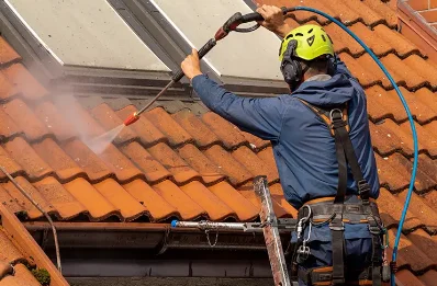 Démoussage et hydrofuge de toiture à Lancôme